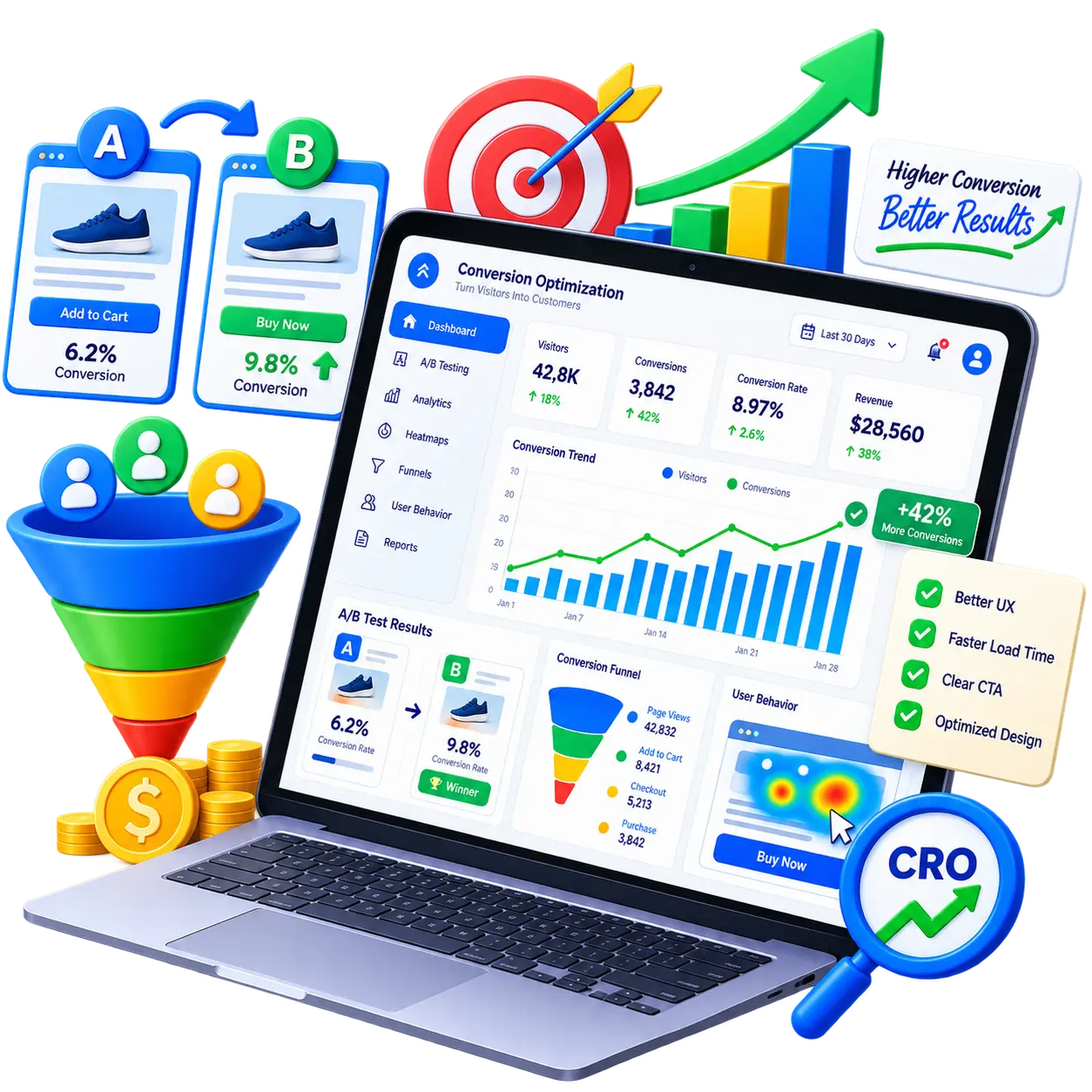 Conversion Optimization Mockup